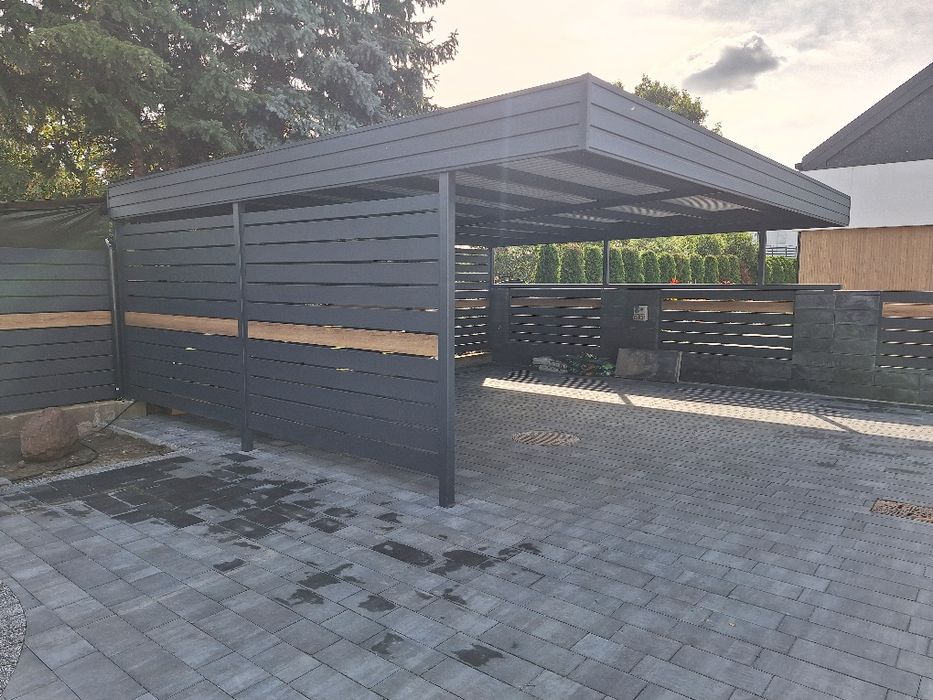 Wiata samochodowa, carport, zadaszenie 6x6m