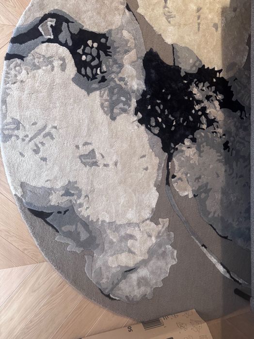 Dywan okrągły AYTM FLOREO 200 cm beż