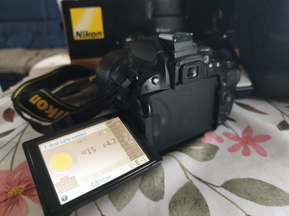 Nikon D5100+18-55 kompletny zestaw