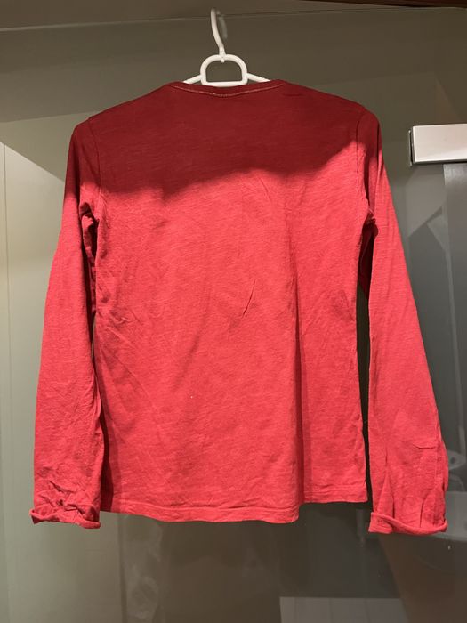 Czerwona dziewczęca bluzka z nadrukiem Zara