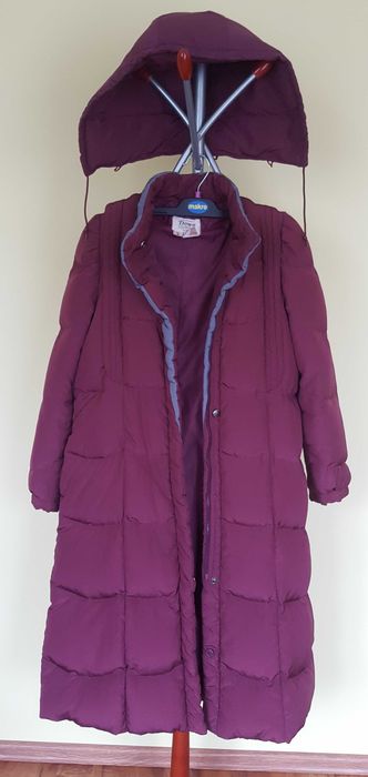 Płaszcz zimowy damski - pikowany