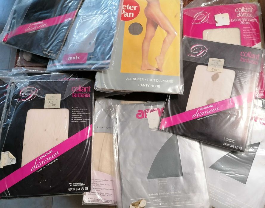 Collants, varias cores, lote nº 2, tudo por 5€