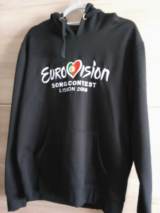 Camisola XL Eurovision 2018 C/ Capuz Manga Comprida Pullover M/F