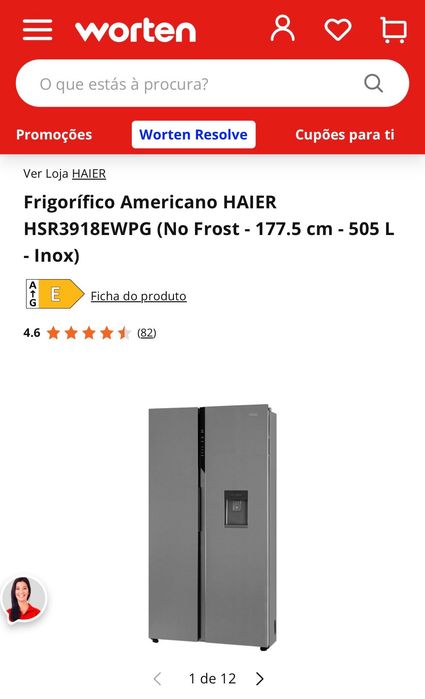 Frigorífico americano