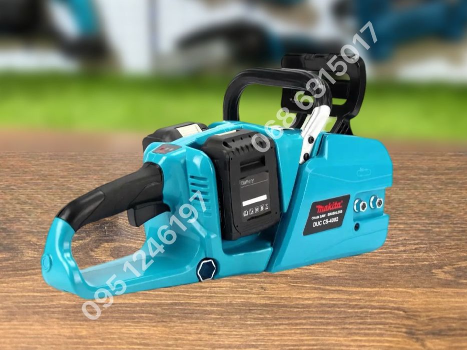 Аккумуляторная цепная пила Makita CS-4002 с АКБ 20V 5Ah садовая пилка