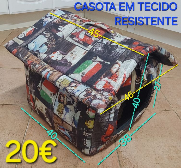 CASOTA PARA CÃO/GATO. Casa,Quarto,Sala,Cozinha,Varanda,Transporte.