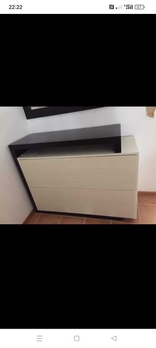 Móvel gavetas madeira maciça