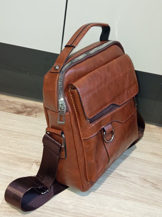 Torba męska na ramię z regulowanym paskiem