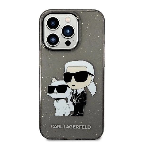 Etui Karl Lagerfeld Glitter Karl&Choupette na iPhone 14 Pro Max - czar