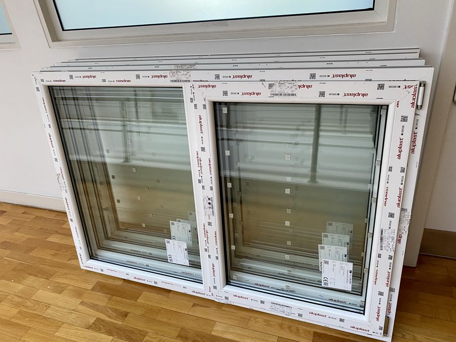 Janelas em PVC da marca Aluplast, ferragem Winkhaus