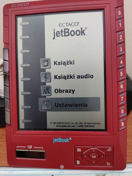 ECTACO jetBook czytnik ebooków