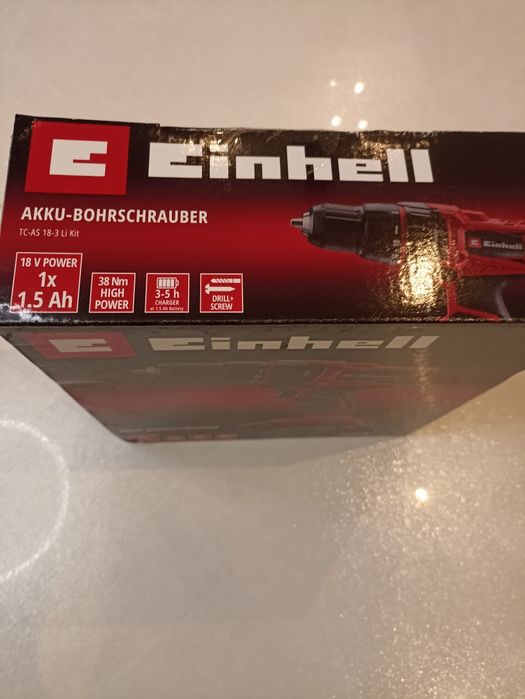 Wkrętarka Einhell 18v zestaw