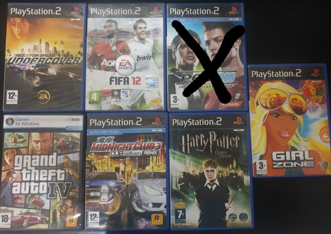 Jogos playstation 2 (1 é de PC) Brufe • OLX Portugal