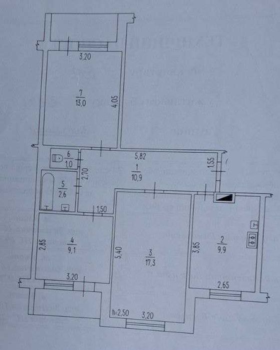 ПРОДАМ КВАРТИРУ, окремі кімнати, спальний район.