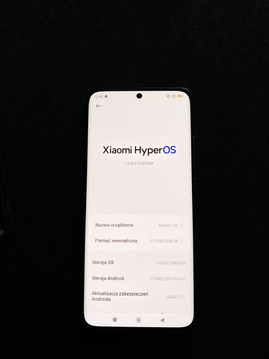 Xiaomi 12X blue 8 GB ram 256gb ROM