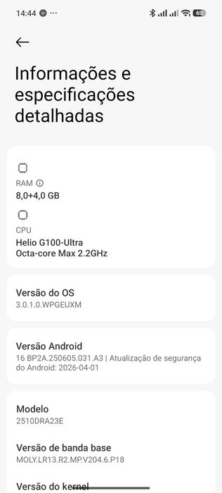 Telemóvel redmi note 15
