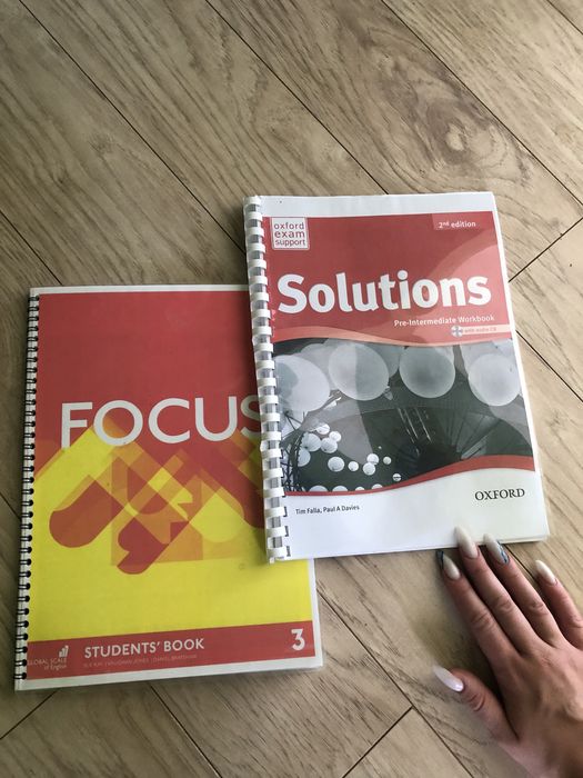 підручники з англійської focus/solutions