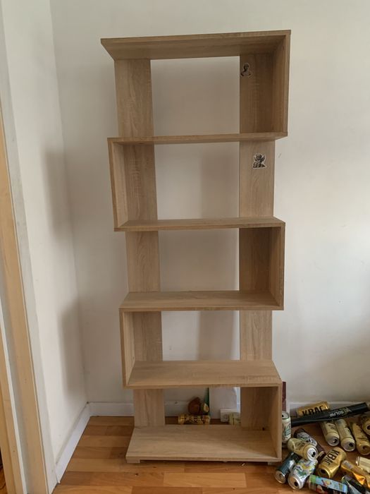 Стелаж, книжкова полиця Світлий дуб  70*180