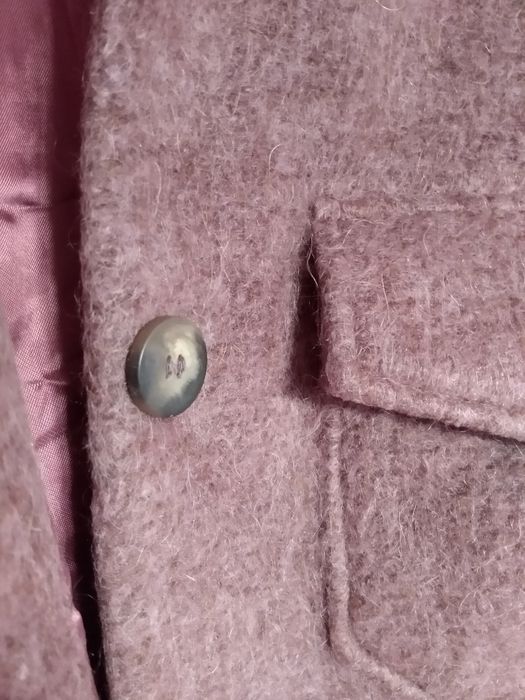 H&M trend premium kurtka płaszcz 40/42 wrzosowy