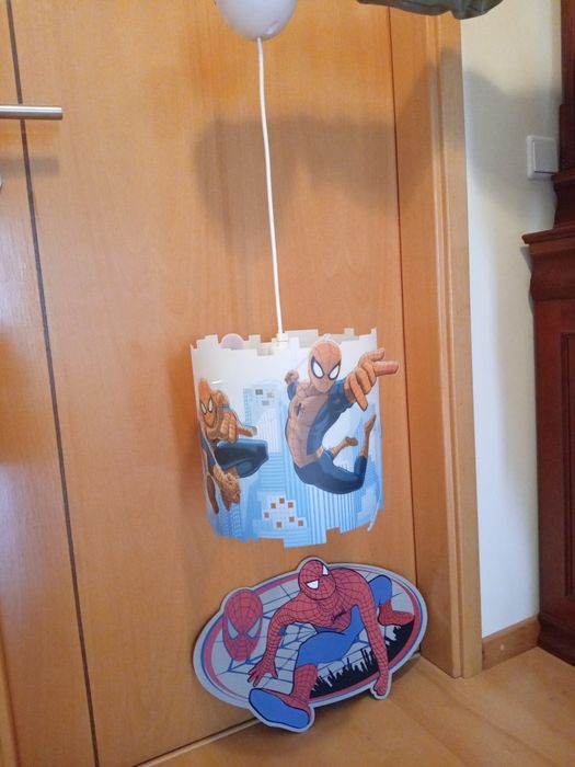 Candeeiro Homem aranha 3 D