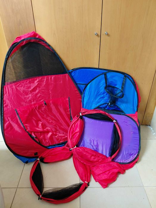 Circuito de tendas para bebés