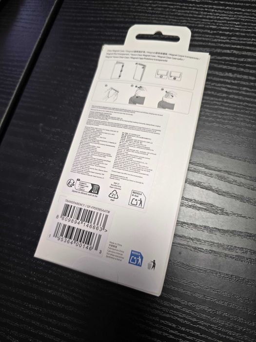 Capa magnética original Samsung Galaxy S25 Ultra transparente