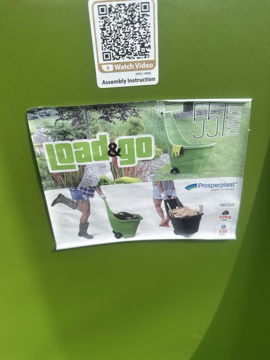 Taczka ogrodowa plastikowa