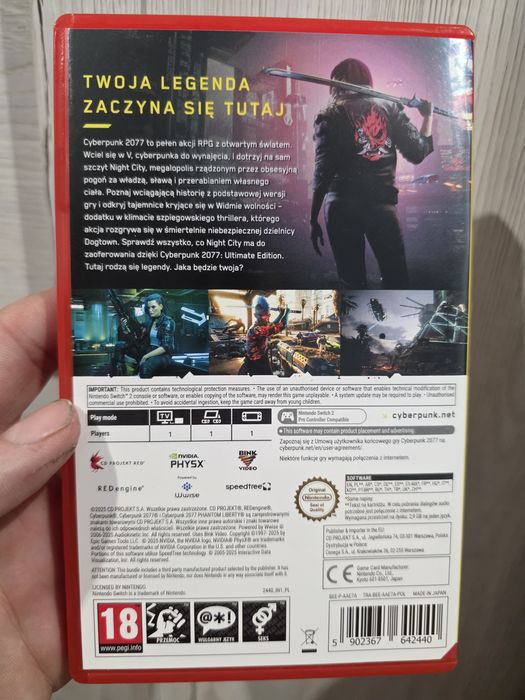 Cyberpunk 2077 ultimate edition plus dodatek widmo wolnosci