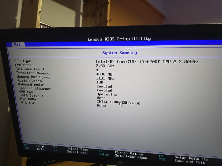 Lenovo ThinkCentre M900 Tiny - i7 6700T - 512 gb SSD - uchwyt vesa.
