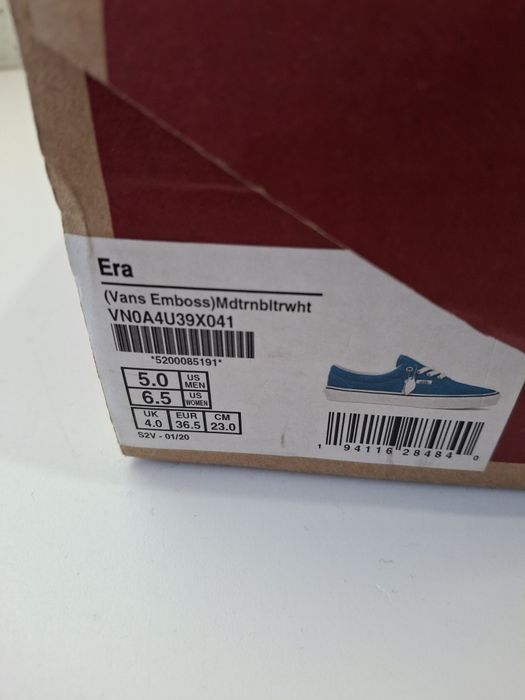 Trampki sneakersy Vans Era r.36,5