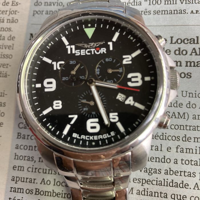 Relógios Sector (3) Timberland (1] Bórelli e Lorus (2).