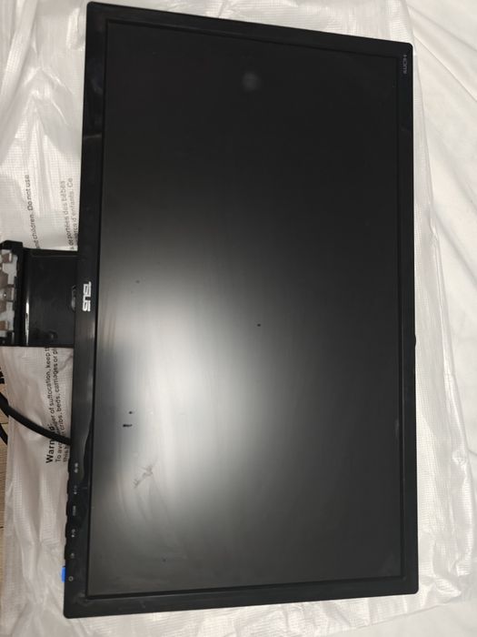 Monitor ASUS VE248HR rysy na ekranie plus przetarcie