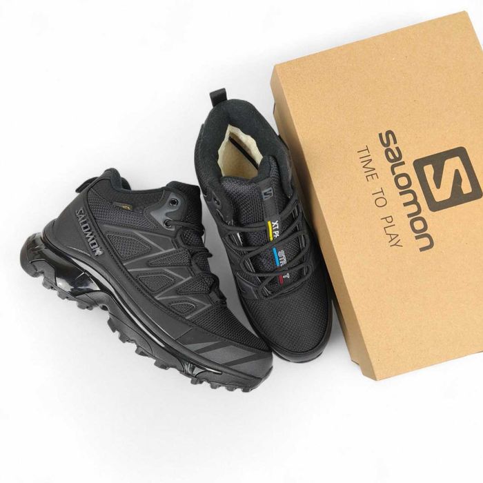 ХУТРО! Salomon XT-6 Mid Gore-Tex Full Black 41 42 43 44 45 46