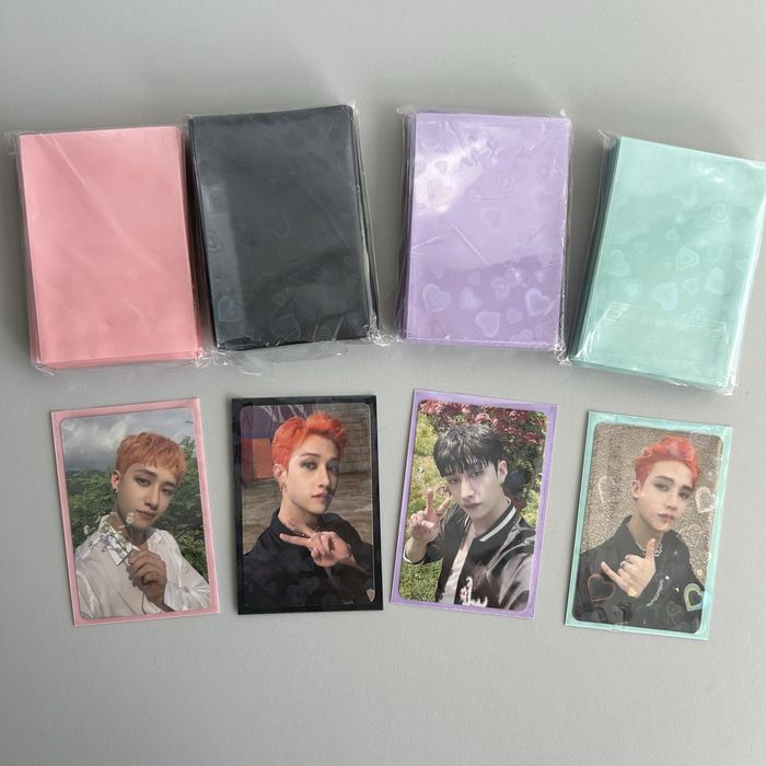 Голографічні Протектори для карт кольорові kpop