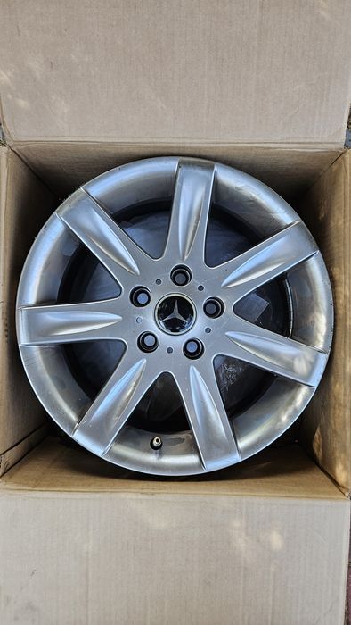 Felgi Aluminiowe Alessio 16" 7.5J ET35 Mercedes 5x112 (Komplet)