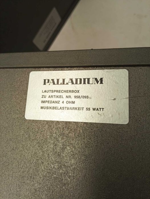 Kolumny PALLADIUM głośniki model 958 093