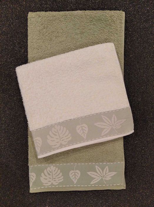 Conjuntos de toalhas / lençóis de banho 100% algodão (novos) & roupão