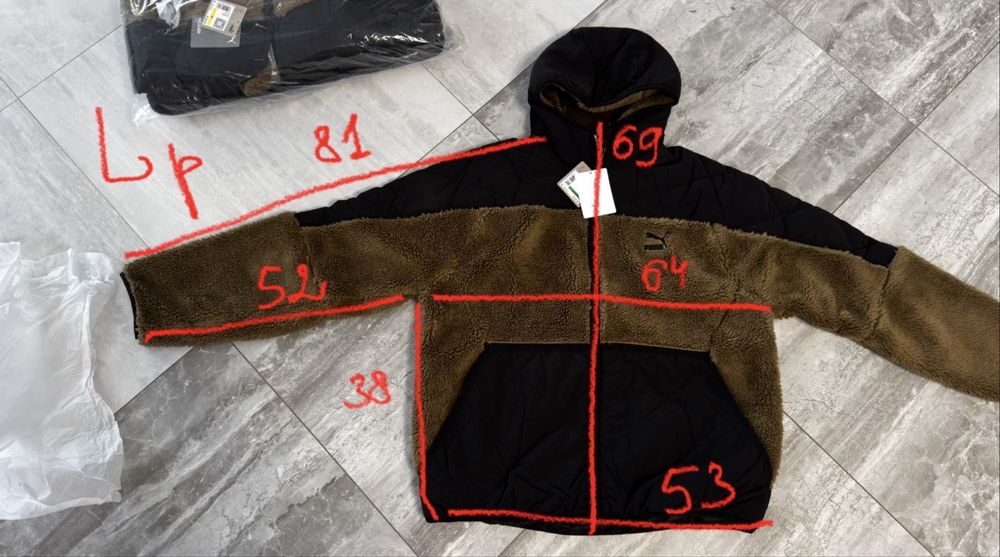 USA ! Puma оригинал размер L шерпа оригинал