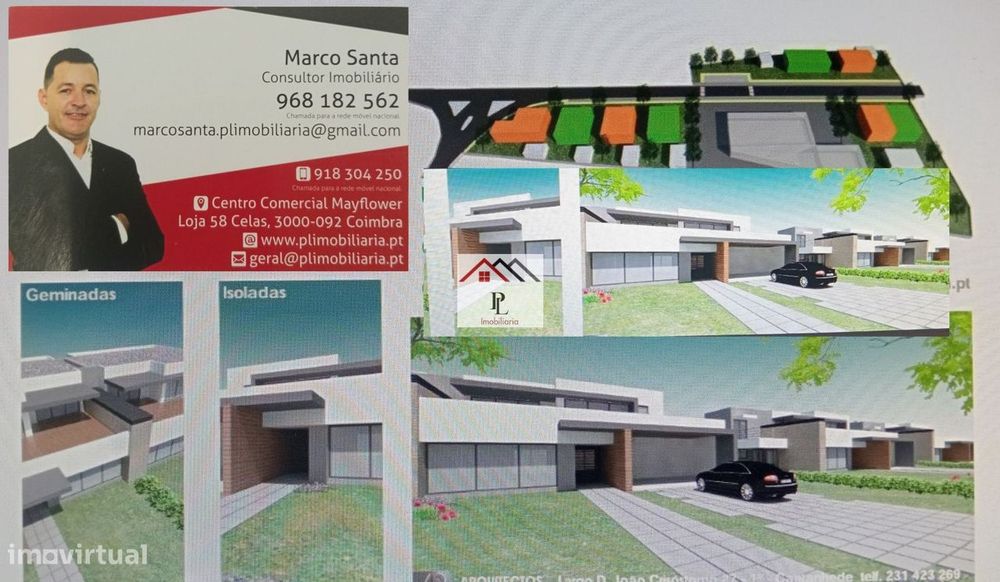 Lote de terreno com 565 m2 a entrada de Vilamar a 10 km de Cantanhede
