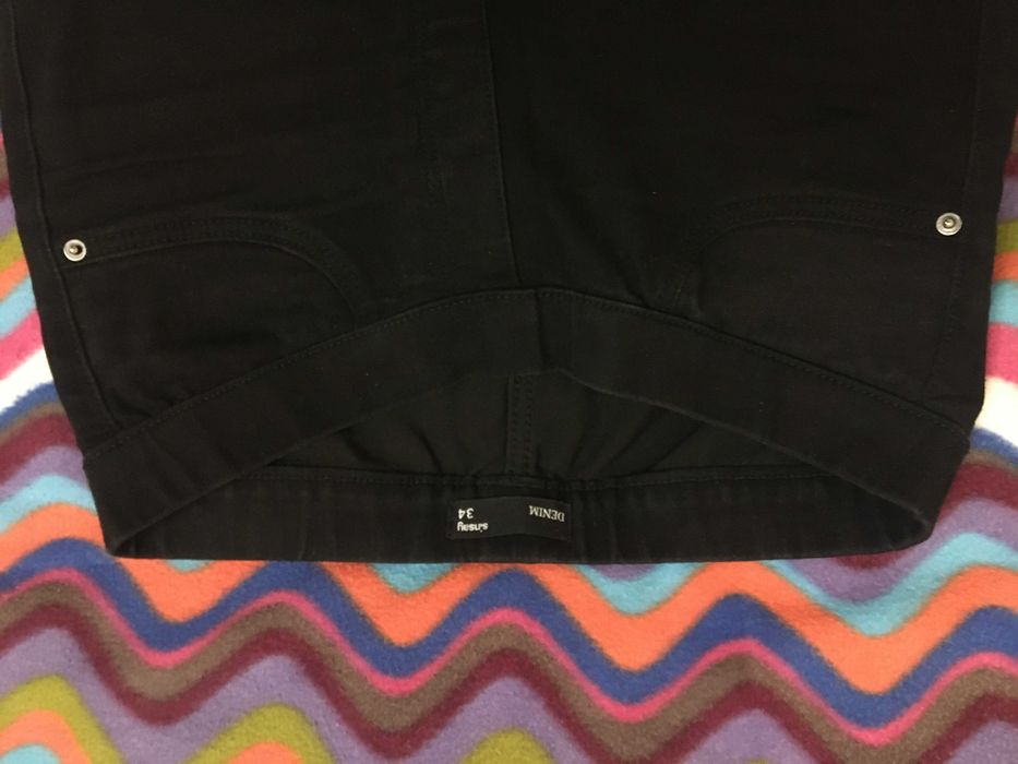 Spodnie jeans, czarne. Rozmiar 34 Slim.