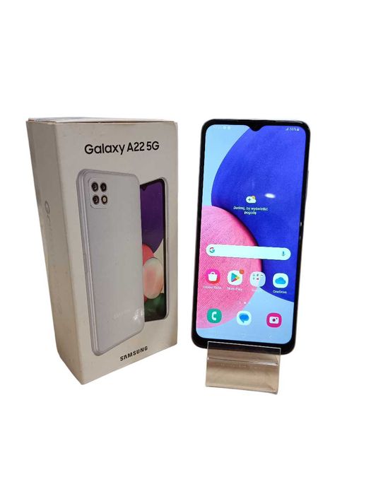 Smartfon SAMSUNG Galaxy A22 4/128GB 5G 6.6" 90Hz Biały SM-A226