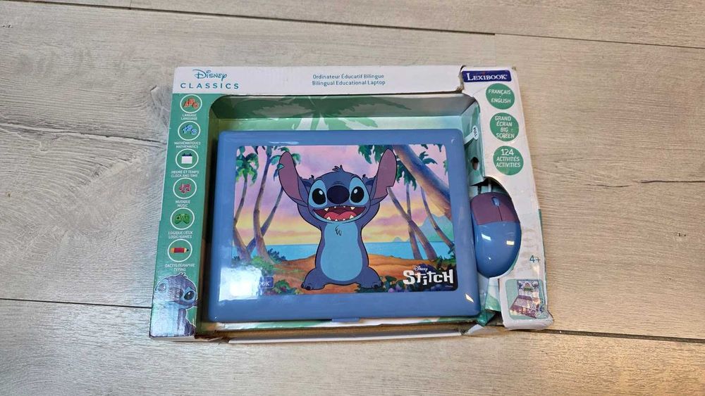 Lexibook Francusko-angielski notebook edukacyjny Disney Stitch 124