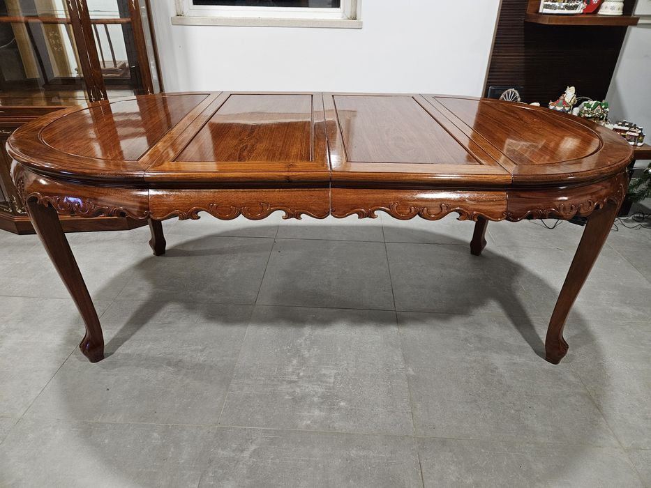 Mesa de jantar Oriental Pau Rosa