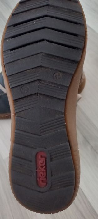 Botki damskie ocieplane Riekier