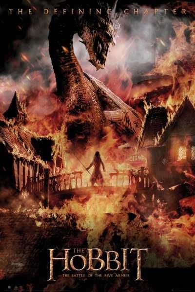 Hobbit Bitwa Pięciu Armii Plakat filmowy 61x91,5 cm
