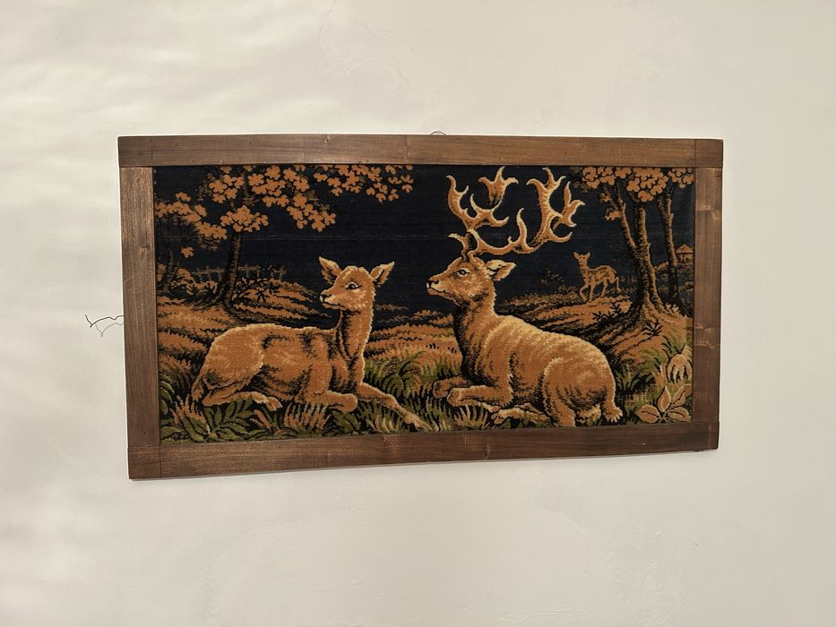Quadro caça tecelagem