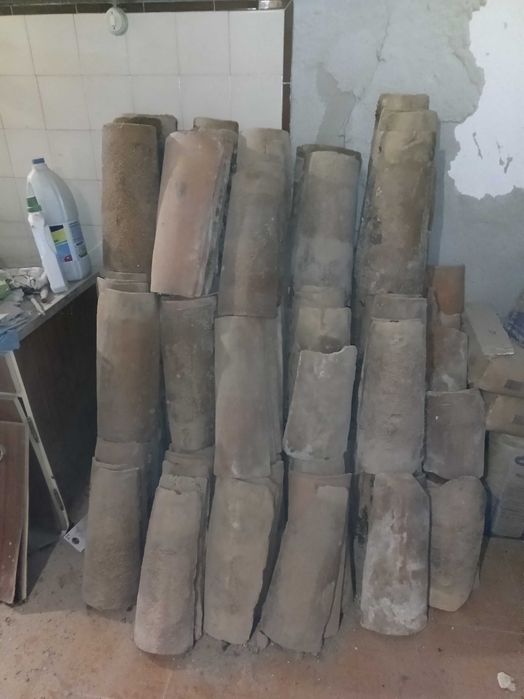 140 Telhas canudo antigas tradicionais