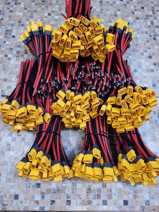 Кабель Amass XT60 Male 12AWG коннектор XT60 разъем дріт дрона