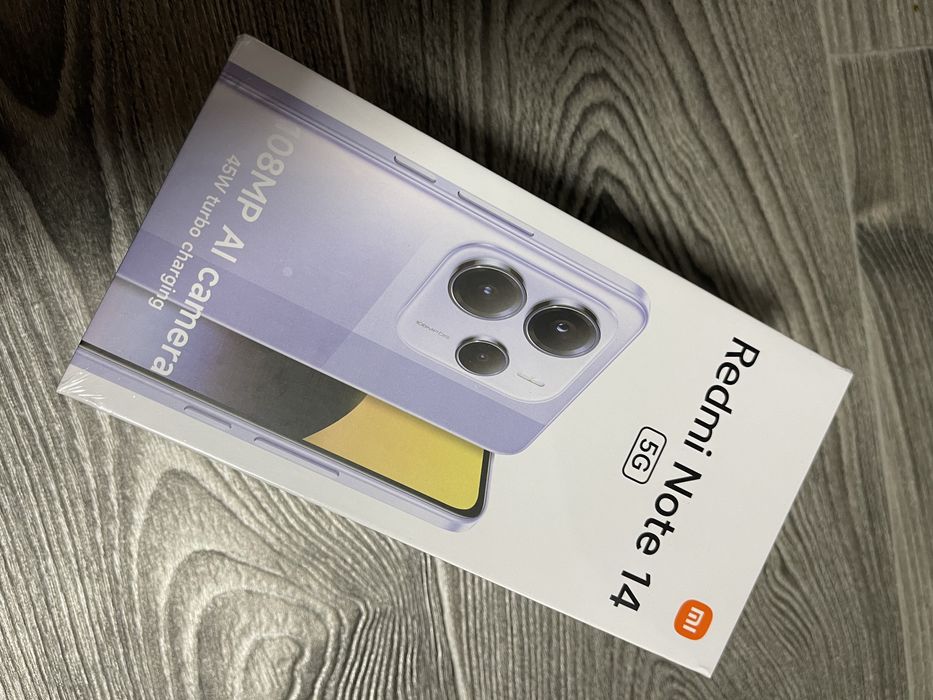 Продам Redmi Note 14 5G NFC 6/128GB Black ! Новий! В заводскій плівці