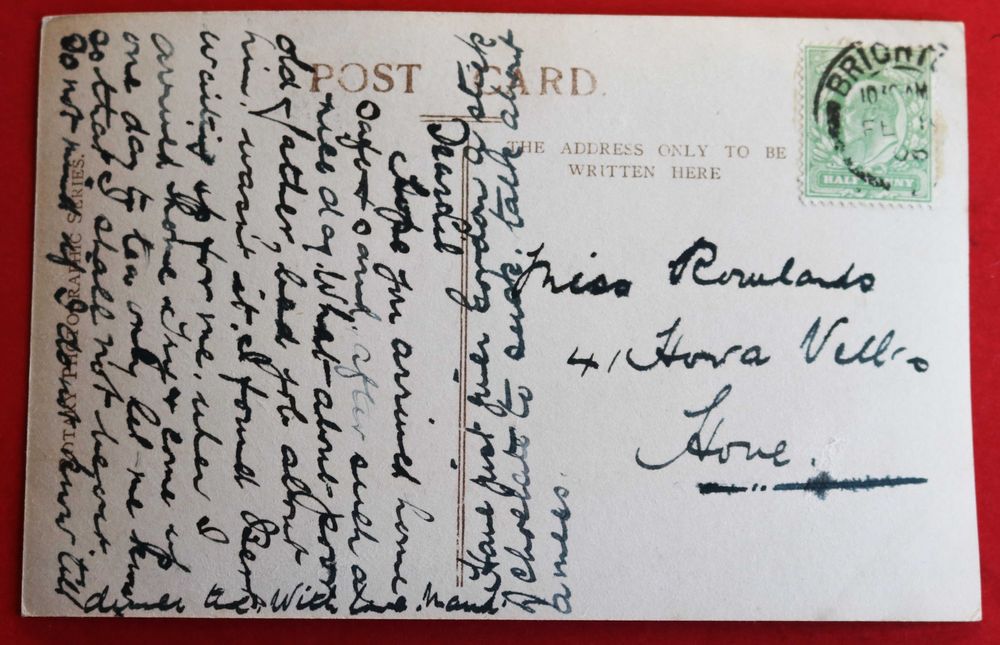 Rainha D Amélia Rei D Carlos em Inglaterra foto postal (Reserva GVS)